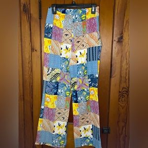 Cider Size Small Patchwork Print Pants